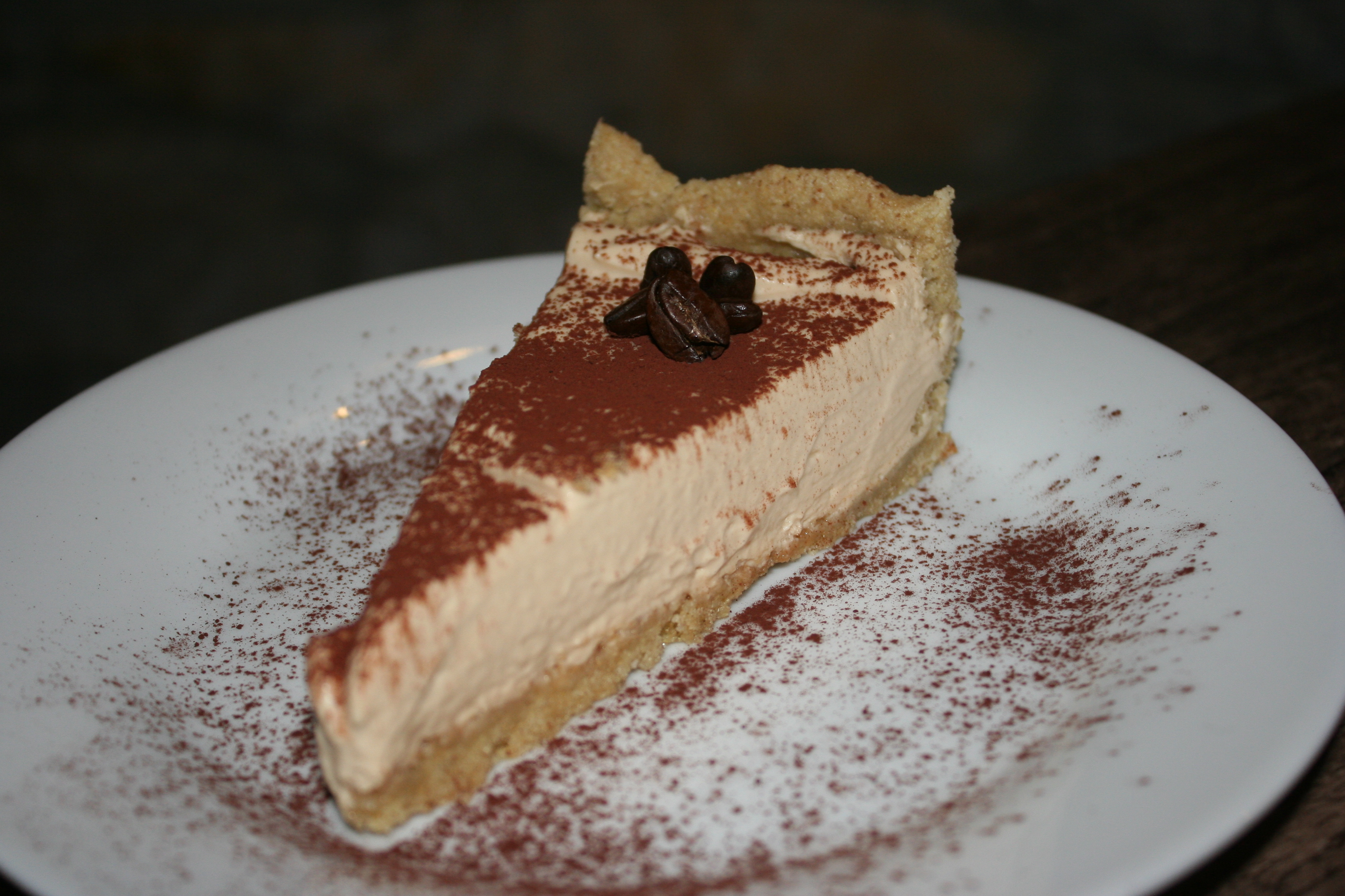 Kávový cheesecake